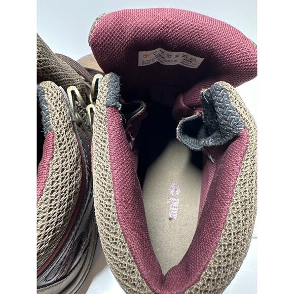 Timberland 9505A Norwood Mid Waterproof Hiking Boots Women’s Size 9 Dark Brown - Picture 8 of 11